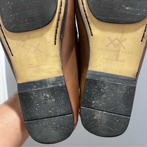 Anthony Veer Brown Loafers shoes Sz 13 (46) - Picture 4 of 11